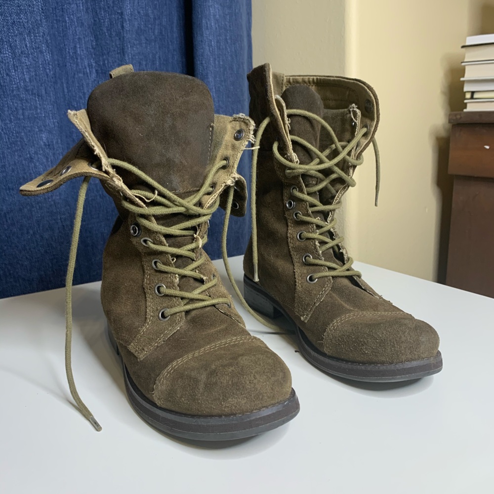 Brown Combat Boots